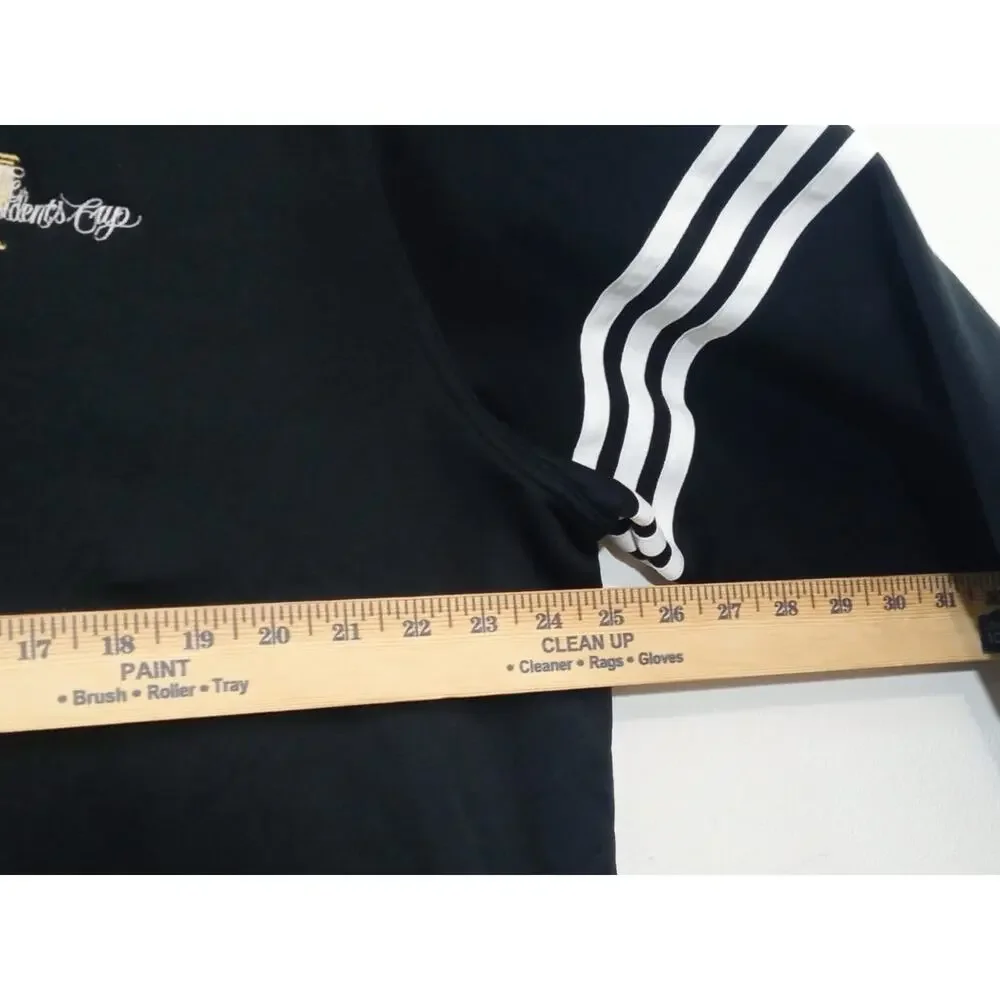 Adidas Men’s Pullover Climalite Golf President Cup Black Size XL